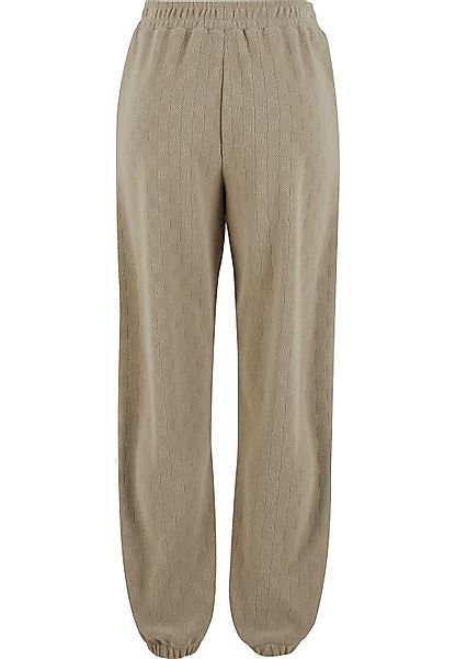 URBAN CLASSICS Jogginghose "Urban Classics Ladies Jacquard Velvet Sweatpant günstig online kaufen