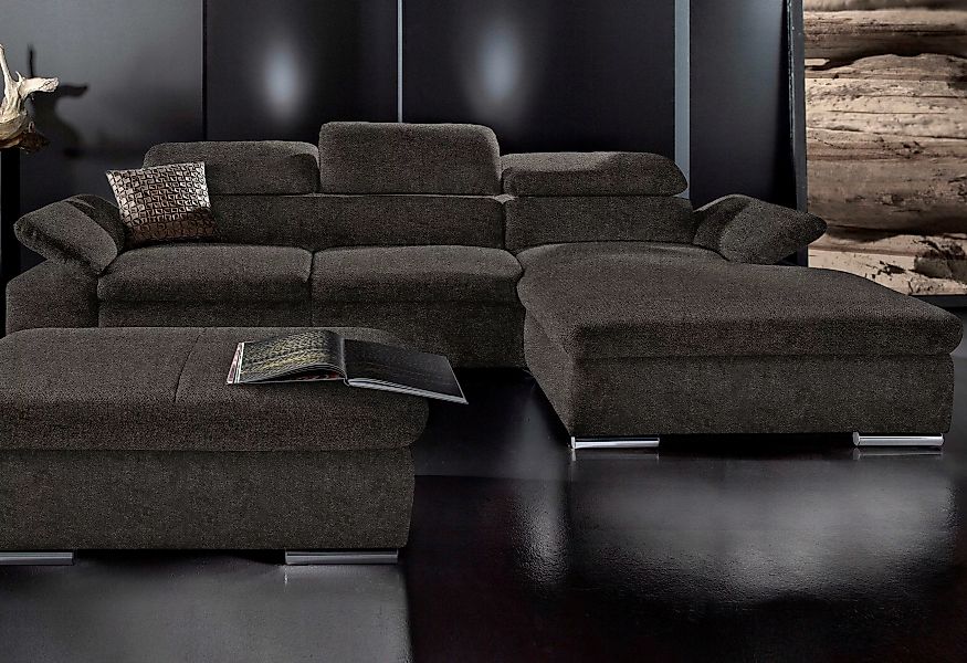 sit&more Ecksofa "Alcudia L-Form", wahlweise mit Bettfunktion günstig online kaufen