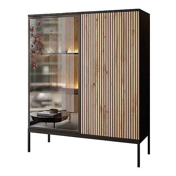 Lookway Hochschrank ECLIPSE WT104 niedrige Vitrine günstig online kaufen