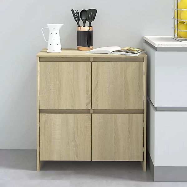 Sideboard Sonoma-eiche 70x41x75 Cm Spanplatte günstig online kaufen