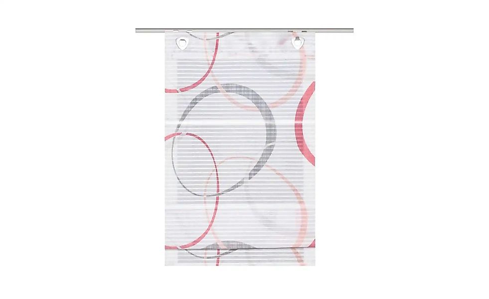 HOME WOHNIDEEN Magnetrollo Magnetrollo Vitus rot, ohne Bohren, bedruckt günstig online kaufen