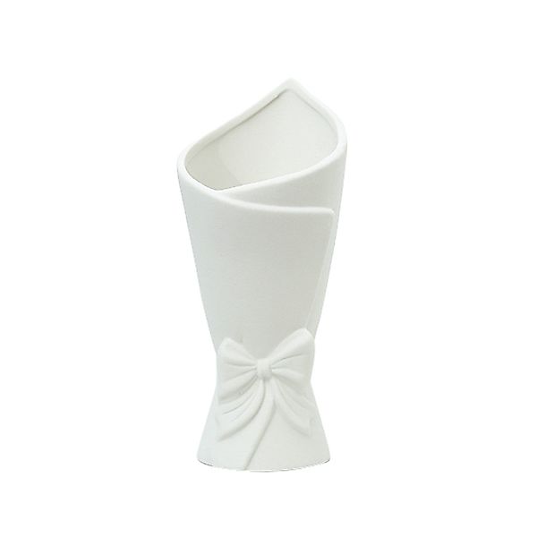 TWSOUL Dekovase Keramische Vase, Weiß, Wohnzimmer günstig online kaufen