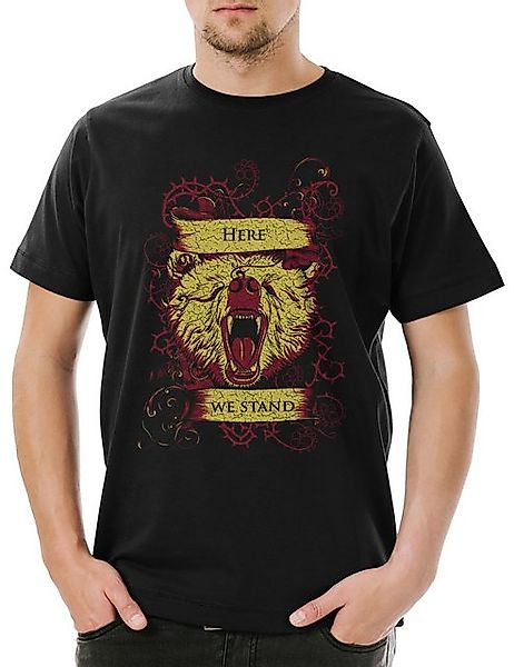 Urban Backwoods Print-Shirt Urban Backwoods Here We Stand Herren T-Shirt Sc günstig online kaufen