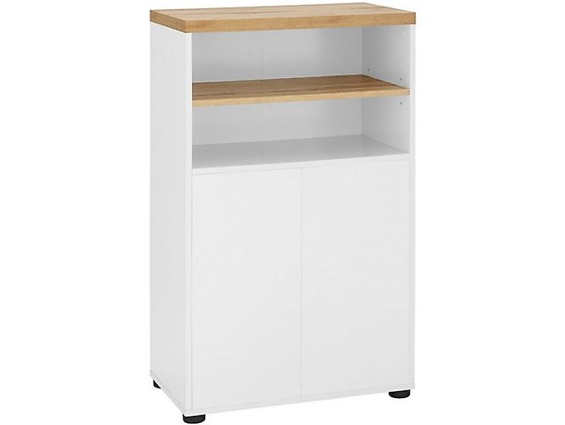 loft24 Mehrzweckschrank Robin Schrank, Highboard, 2 Türen, Push-to-Open, MD günstig online kaufen