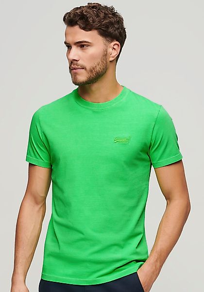 Superdry Rundhalsshirt ESSENTIAL LOGO EMB NEON günstig online kaufen