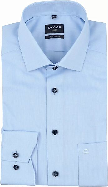 OLYMP Luxor Hemd Hellblau   - Größe 44 günstig online kaufen