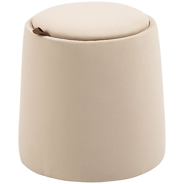 HOMCOM Sitzbank 2-in-1 Hocker in Samtoptik günstig online kaufen