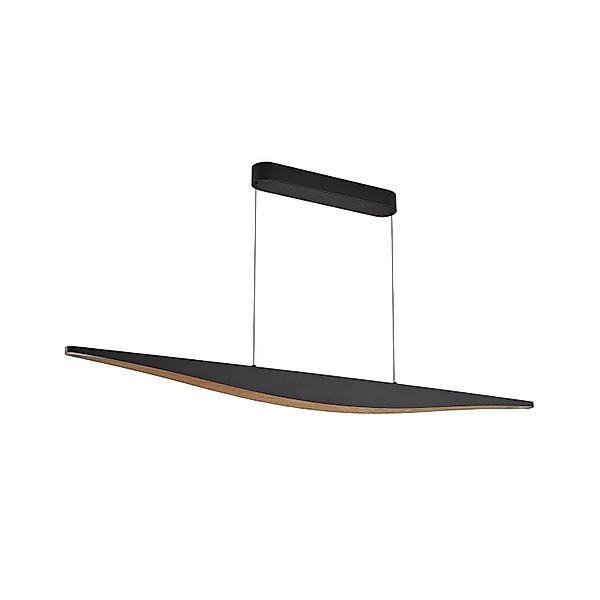 Lucande LED Clavit 10040113 Touchdimmer Dimmbar Modern in Schwarz aus Metal günstig online kaufen