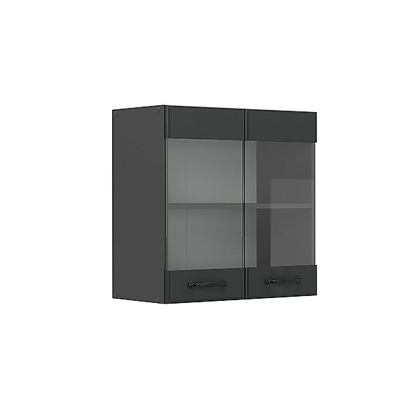 Vicco Glashängeschrank R-Line, Anthrazit Landhaus/Anthrazit, 60 günstig online kaufen