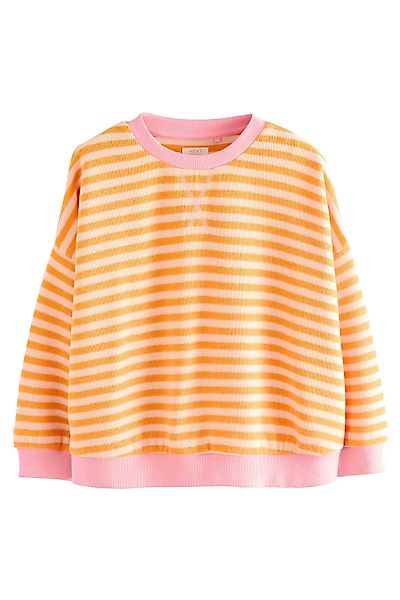 Next Sweater Geripptes, gemütliches Oversized Fit günstig online kaufen