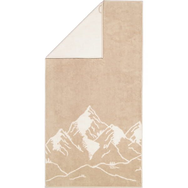 Cawö Handtücher Alpenchic Edition Berge 6269 - Farbe: natur - 33 - Duschtuc günstig online kaufen