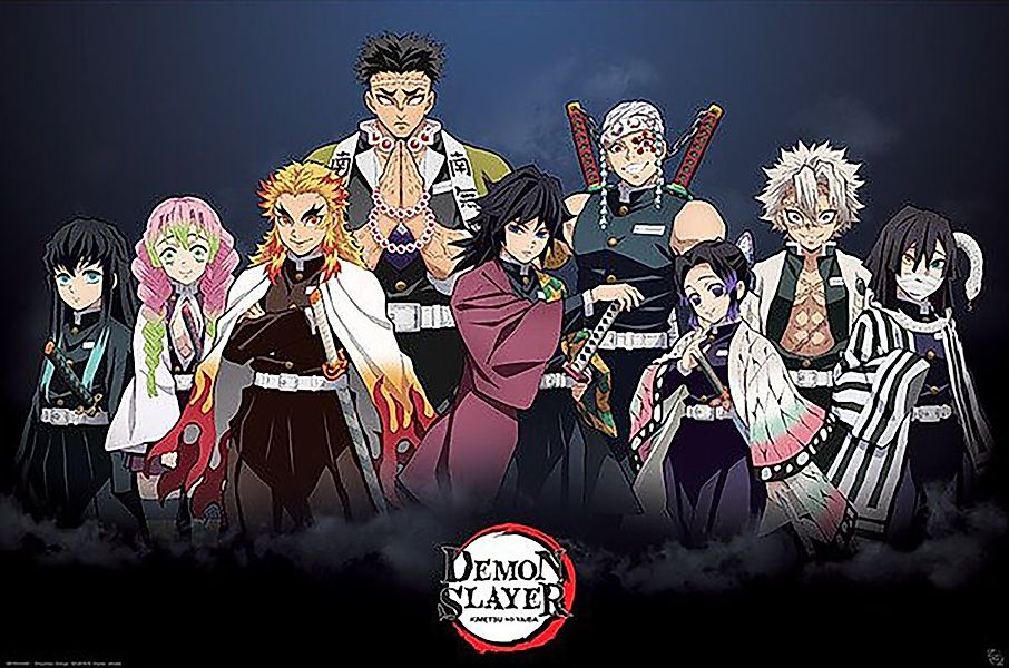 GB eye Poster Demon Slayer Poster Pillars 91,5 x 61 cm günstig online kaufen