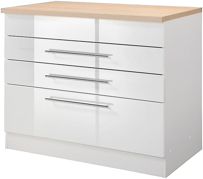 KOCHSTATION Kochfeldumbauschrank KS-Wien Breite 80 cm, günstig online kaufen