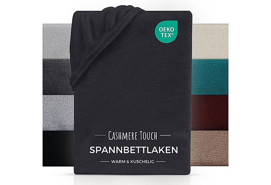 Carpe Sonno Spannbettlaken Cashmere Touch Winter Bettlaken 90x200 100x200 1 günstig online kaufen