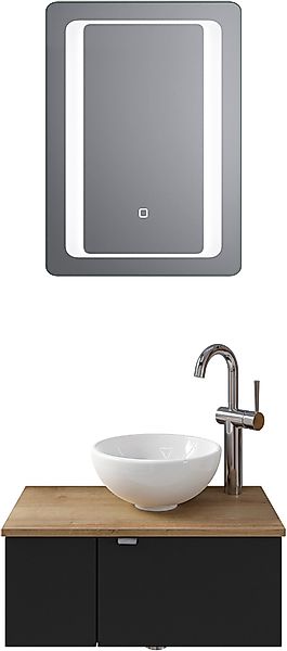 Saphir Badmöbel-Set "Serie 6915" 4 Stk. tlg. Gäste-Bad, 61 cm breit, mit LE günstig online kaufen