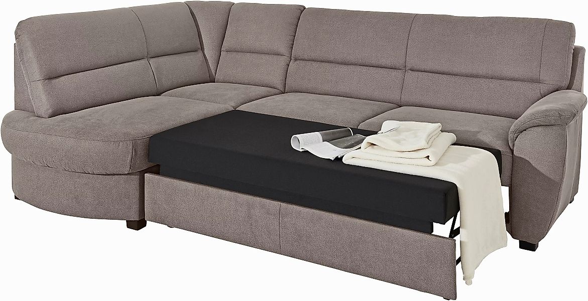 sit&more Ecksofa "Pandora L-Form", wahlweise mit Bettfunktion und Bettkaste günstig online kaufen