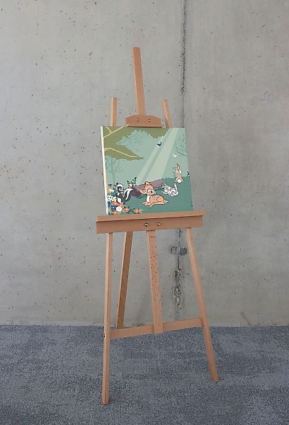 Komar Leinwandbild "Bambi Life in the Forest - Größe 40 x 40 cm" Disney 40 günstig online kaufen