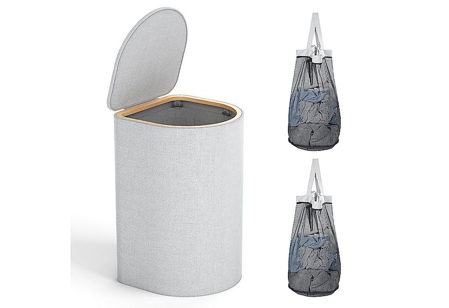 Rainsworth Wäschekorb 140L Wäschesammler - 4 Herausnehmbaren Wäschesäcke günstig online kaufen