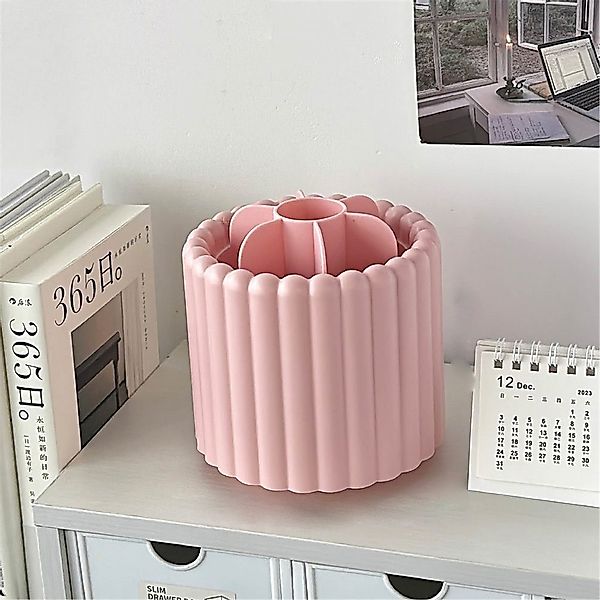 RWEUOQ Organizer Aufbewahrungsbox Zylindrischer Make-up-Pinselhalter Drehba günstig online kaufen