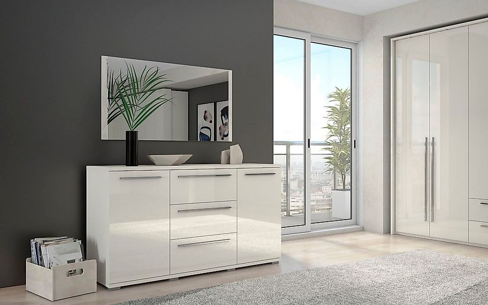 OTTO home Sideboard Piano, Kombikommode, 2-türig mit 3 Schubladen, 153x45x8 günstig online kaufen