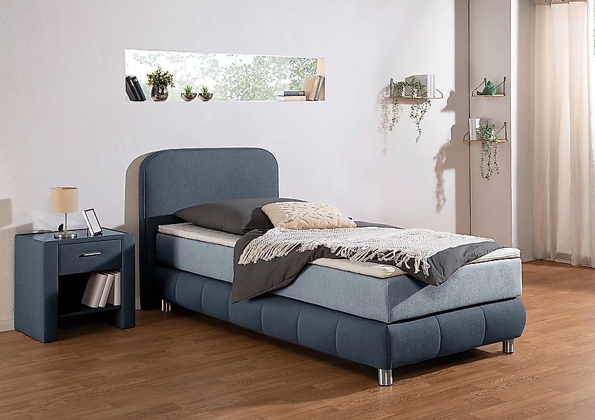 Home affaire Boxspringbett "Cesson, in verschiedenen Breiten", inkl. Topper günstig online kaufen