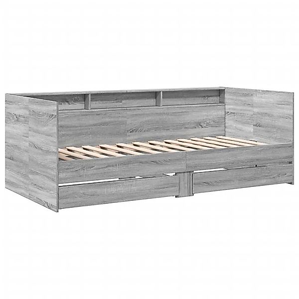 vidaXL Tagesbett mit Schubladen ohne Matratze Grau Sonoma 75x190 cm 3280865 günstig online kaufen