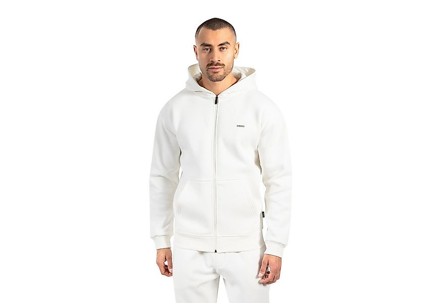 Smilodox Kapuzenstrickjacke Ilyas, Oversize Zip Hoodie, Strickjacke mit Log günstig online kaufen