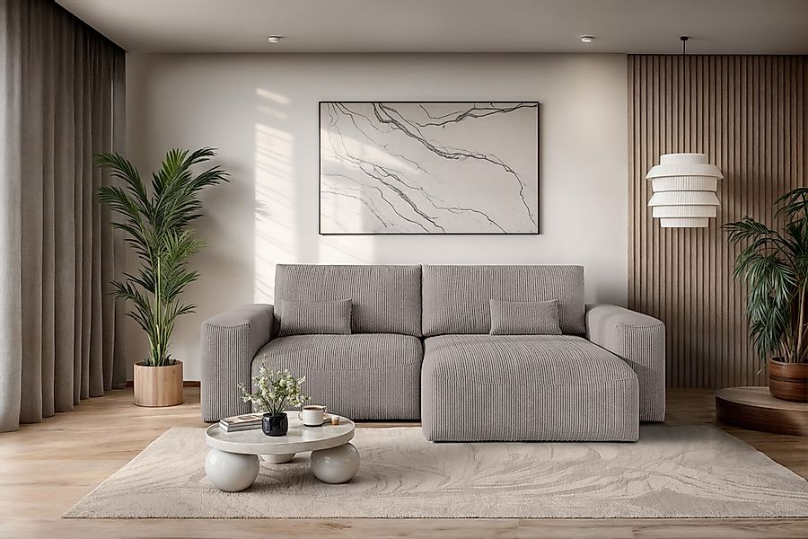 OTTO home Ecksofa "MATTS Schlafsofa mit Bettkasten, Maße B/T/H: 265/159/89 günstig online kaufen