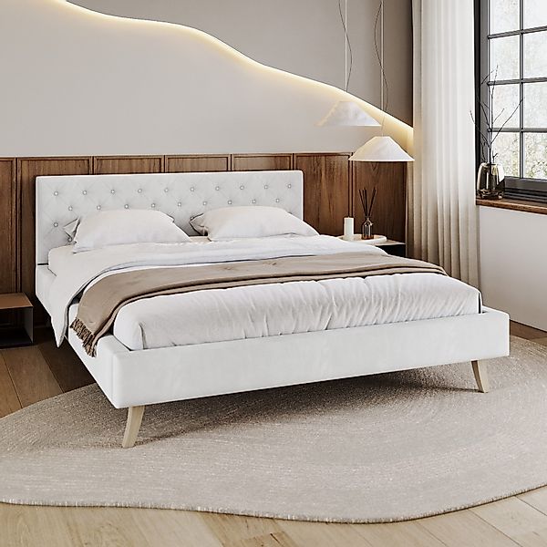 FDM Polsterbett ZUZA modern mit Bettkasten günstig online kaufen