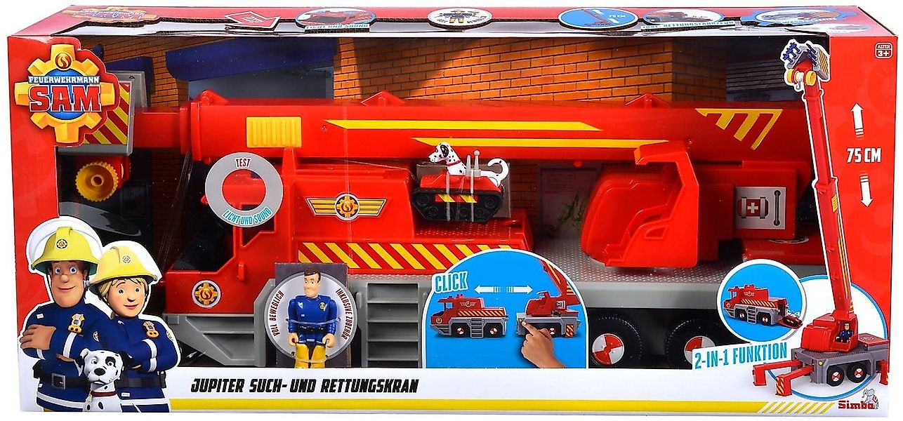 SIMBA Spielzeug-Feuerwehr Spielfahrzeug Feuerwehr Feuerwehrmann Sam Rettung günstig online kaufen