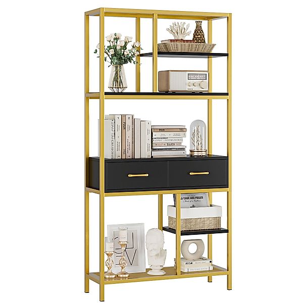 HOMECHO Bücherregal, Büroregal 5 Ebenen 2 günstig online kaufen