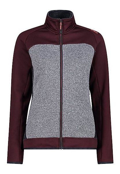 CMP Fleecejacke WOMAN JACKET BURGUNDY-ANTRACITE günstig online kaufen