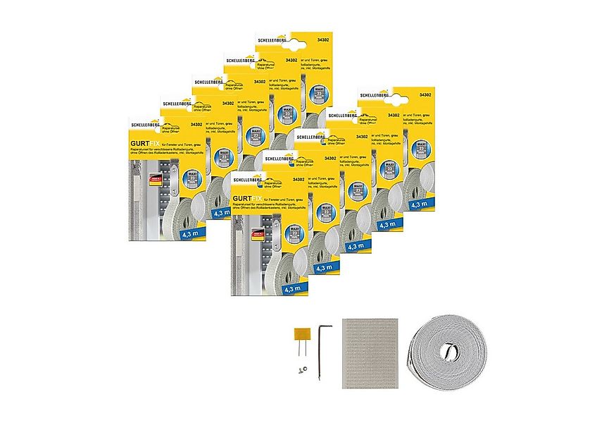 SCHELLENBERG Reparatur-Set Rollladen Gurtfix für das Rollladensystem Maxi, günstig online kaufen