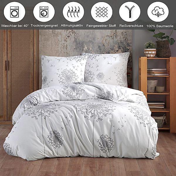Buymax Bettwäsche Willow, Renforcé: 100% Baumwolle, günstig online kaufen