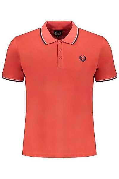 GIAN MARCO VENTURI Poloshirt Herren Poloshirt Rot mit Kontrastdetails und günstig online kaufen