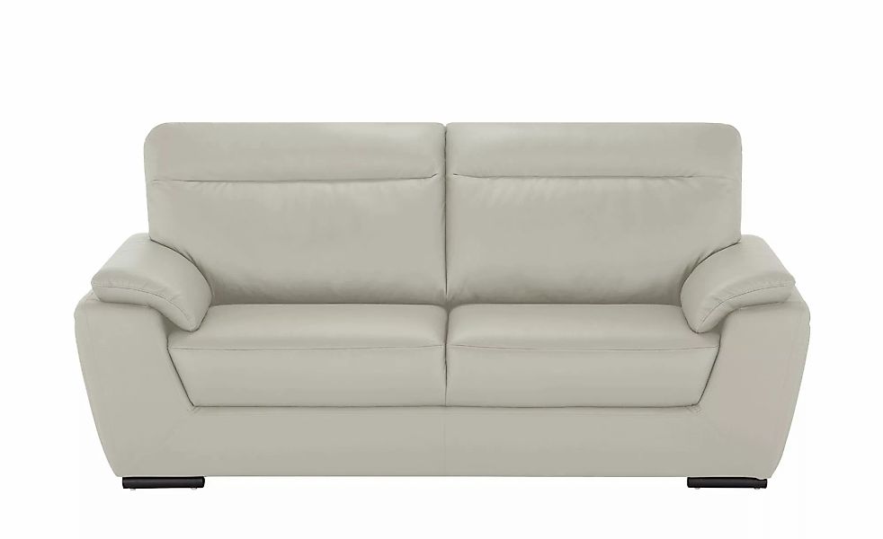 Sofa  aus Leder Brandy II ¦ grau ¦ Maße (cm): B: 210 H: 95 T: 100.0 Polster günstig online kaufen