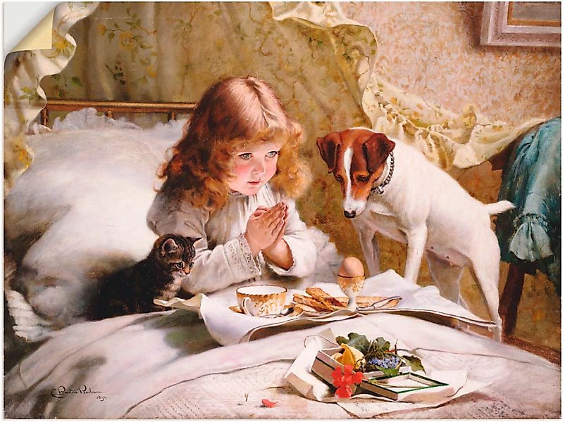 Artland Wandbild "Das Gebet. 1894", Kind, (1 St.), als Leinwandbild, Poster günstig online kaufen