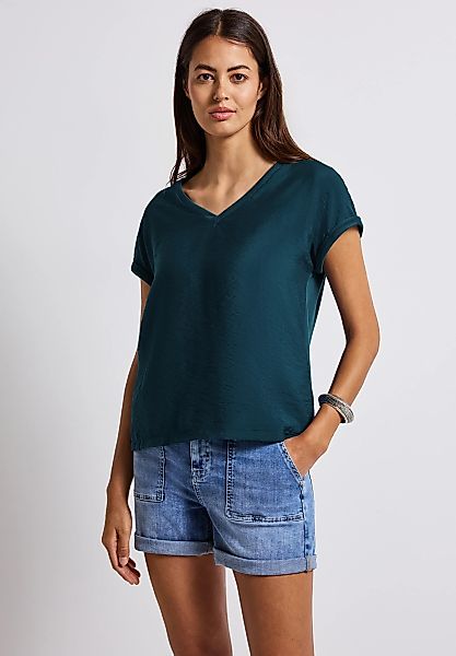 STREET ONE T-Shirt, mit V-Ausschnitt günstig online kaufen