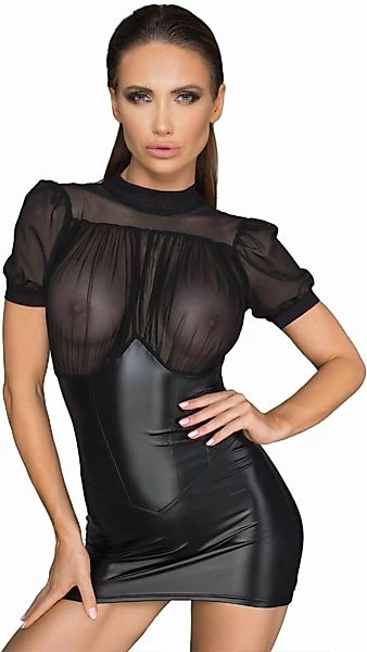 Kleid mit Tüll-Oberteil günstig online kaufen
