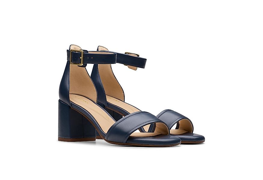 Clarks Ezoria Mae Sandale, Festtagsschuh, Sandalette mit Blockabsatz günstig online kaufen