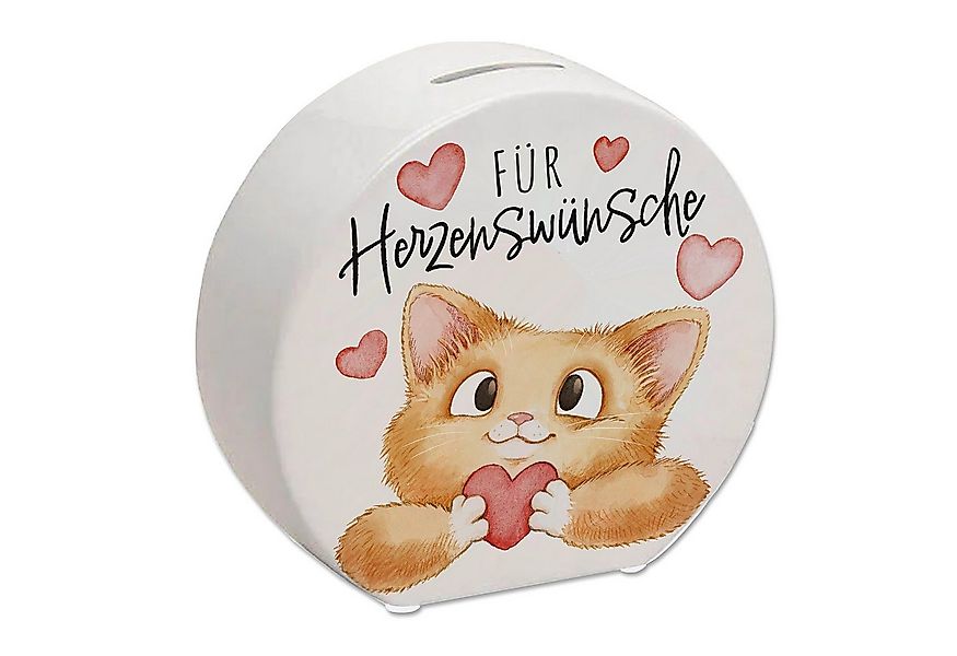 speecheese Spardose Katze Spardose mit Spruch Für Herzenswünsche günstig online kaufen