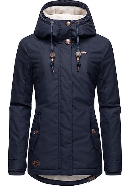 Ragwear Winterjacke Monade Damen Winterparka mit Kapuze und m. Fleece gefüt günstig online kaufen