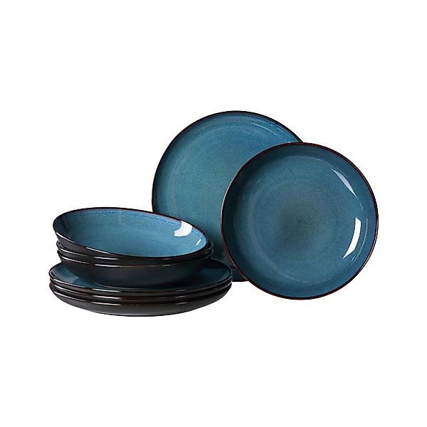 Ritzenhoff & Breker Tafelservice "Teller Set, Geschirr-Set Bali" Reaktivgla günstig online kaufen