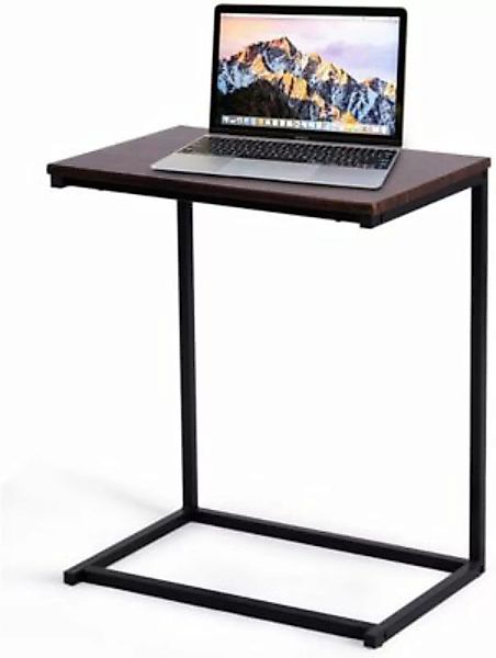 COSTWAY® Laptoptisch Beistelltisch braun günstig online kaufen