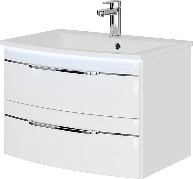 Saphir Waschtisch Serie 7045 Mineralmarmor-Waschtisch und Unterschrank, 71, günstig online kaufen