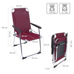 Bo-Camp Campingstuhl Alu Klappstuhl Angelstuhl Anglerstuhl, günstig online kaufen