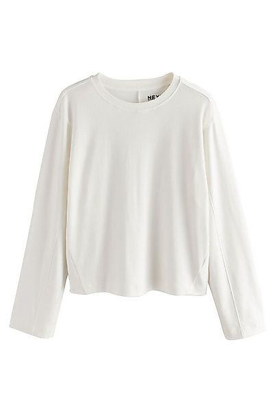 Next T-Shirt Interlock Langarmshirt mit Rundhalsausschnitt (1-tlg) günstig online kaufen