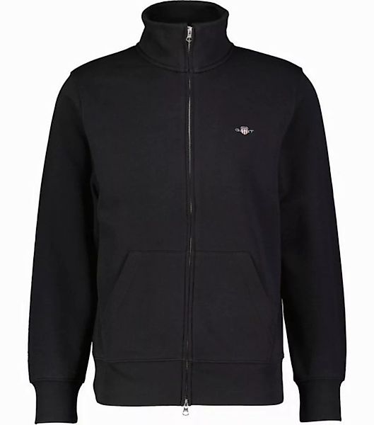 Gant Sweatjacke "REG SHIELD FULL ZIP SWEAT", mit Logostickerei auf der Brus günstig online kaufen