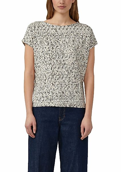 s.Oliver Kurzarmshirt Sommershirt mit grafischem Muster günstig online kaufen