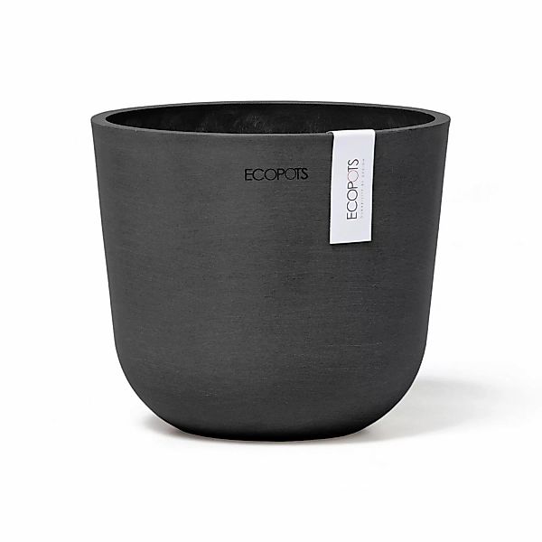 ECOPOTS Blumentopf Oslo Mini 16 Dunkelgrau, günstig online kaufen